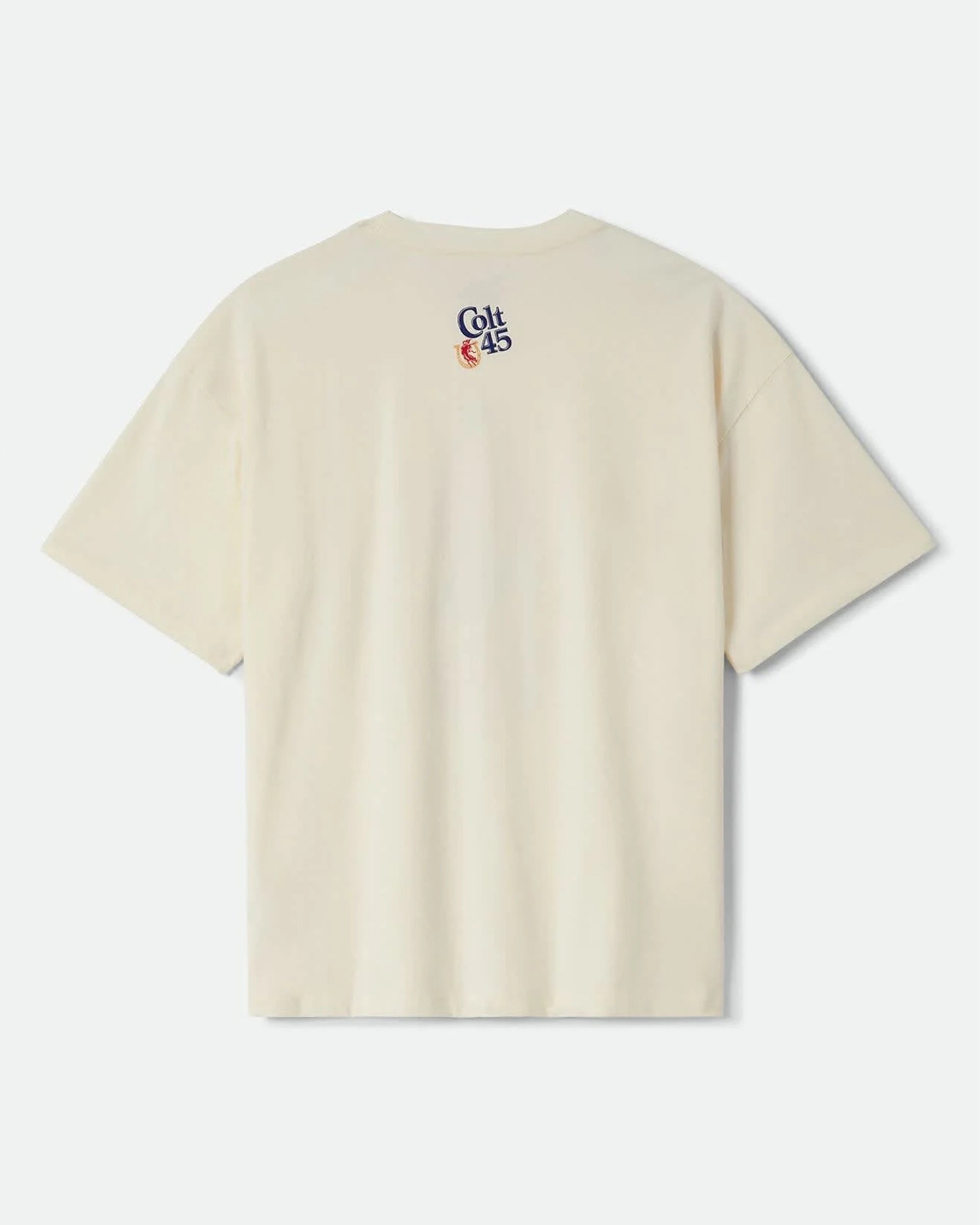 Brixton Colt 45 Forty Oz Oversized Short Sleeve T-Shirt - Natural