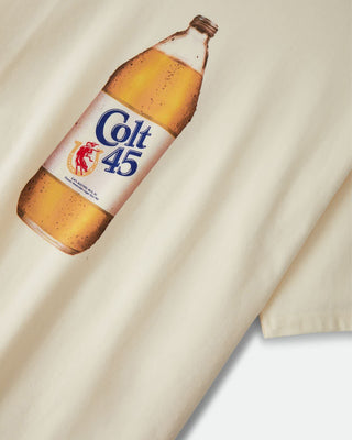 Brixton Colt 45 Forty Oz Oversized Short Sleeve T-Shirt - Natural