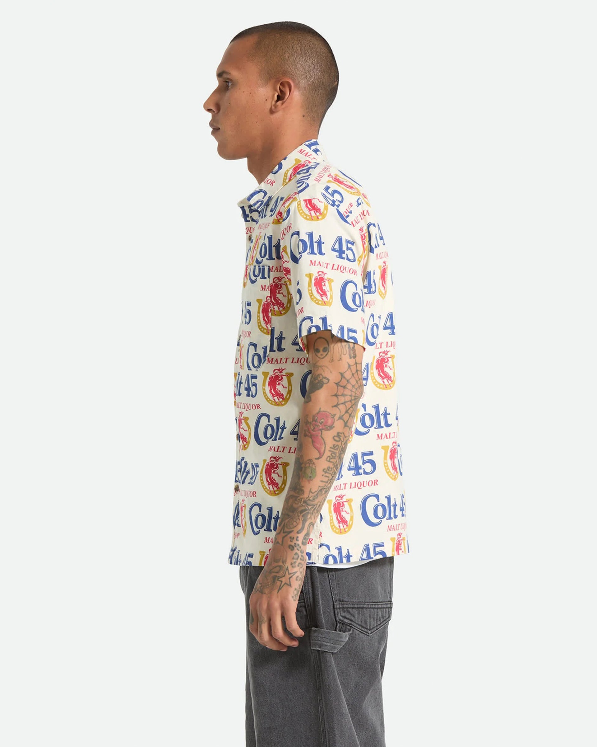 Brixton Colt 45 x Brixton Short Sleeve Shirt - Multi