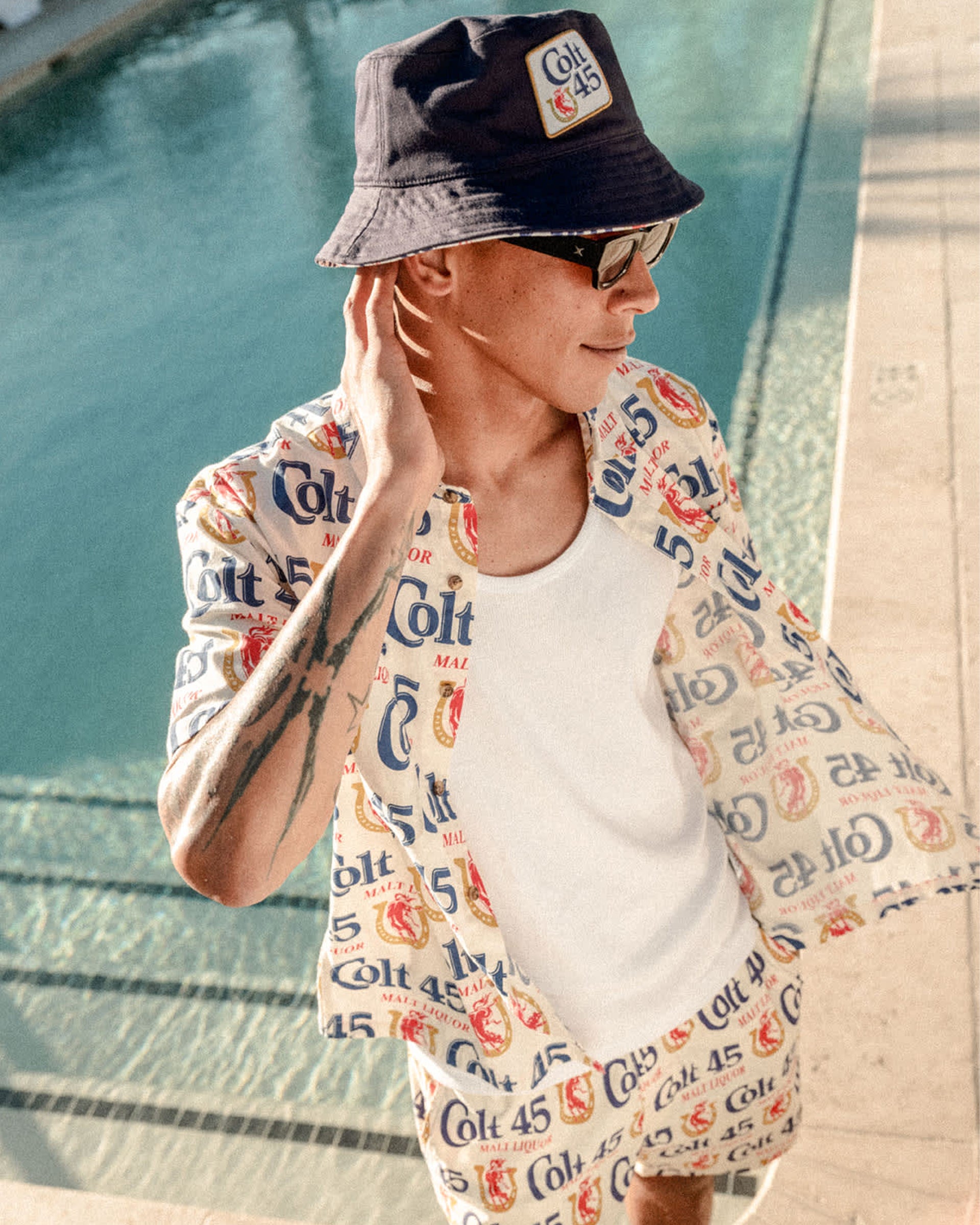 Brixton Colt 45 x Brixton Short Sleeve Shirt - Multi