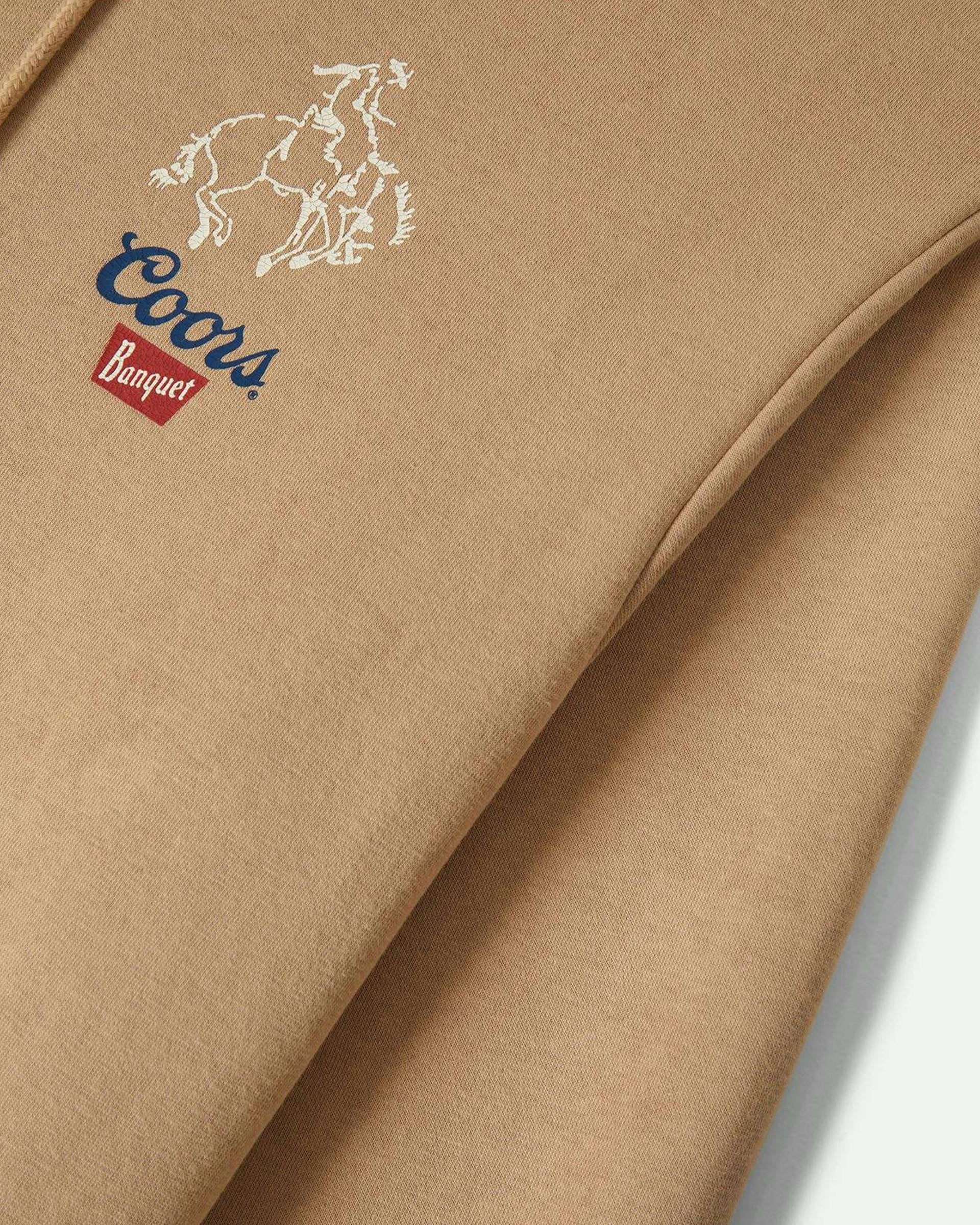 Brixton Coors Colt Hoodie - Sand