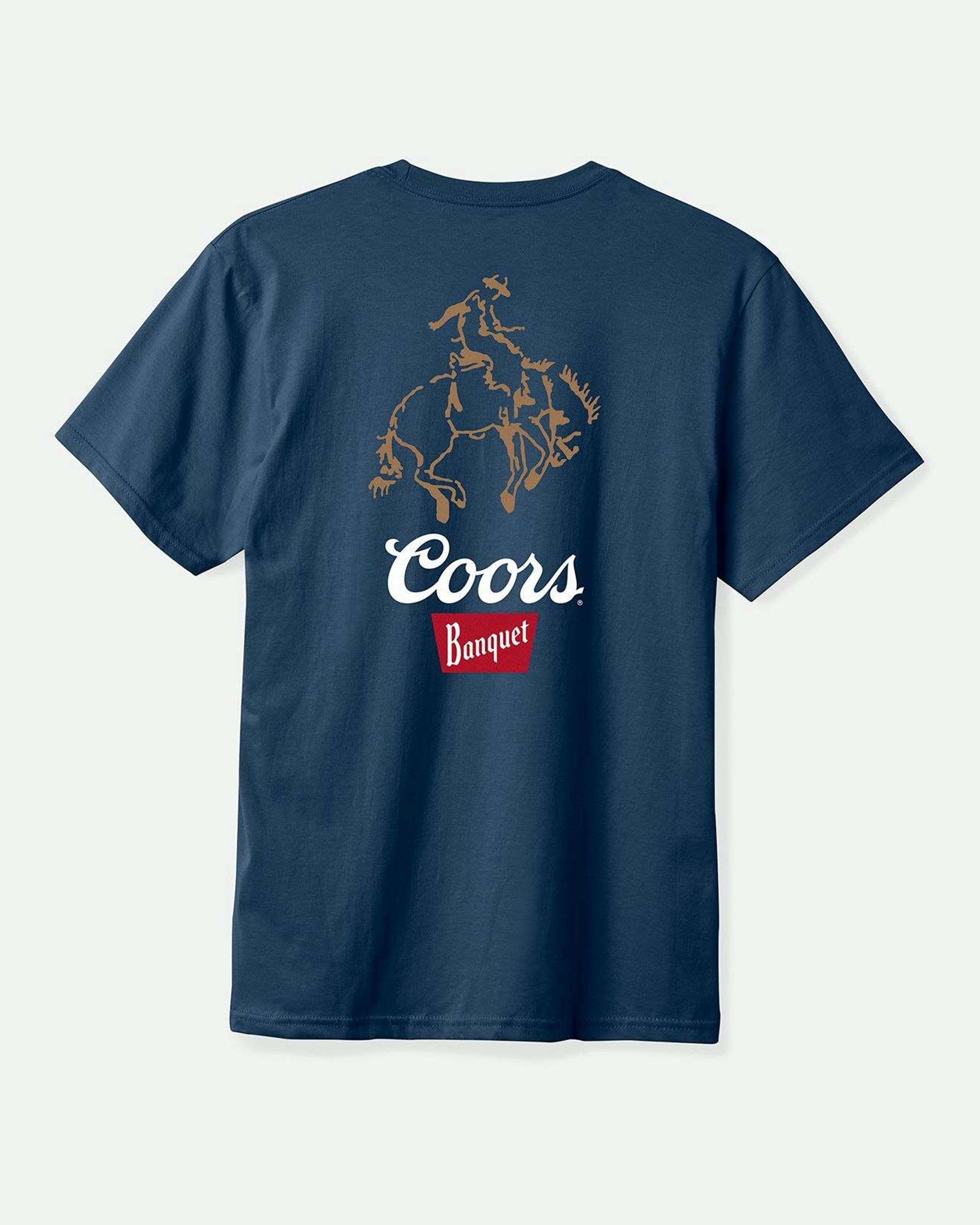 Brixton Coors Colt S/S Standard T-Shirt - Navy