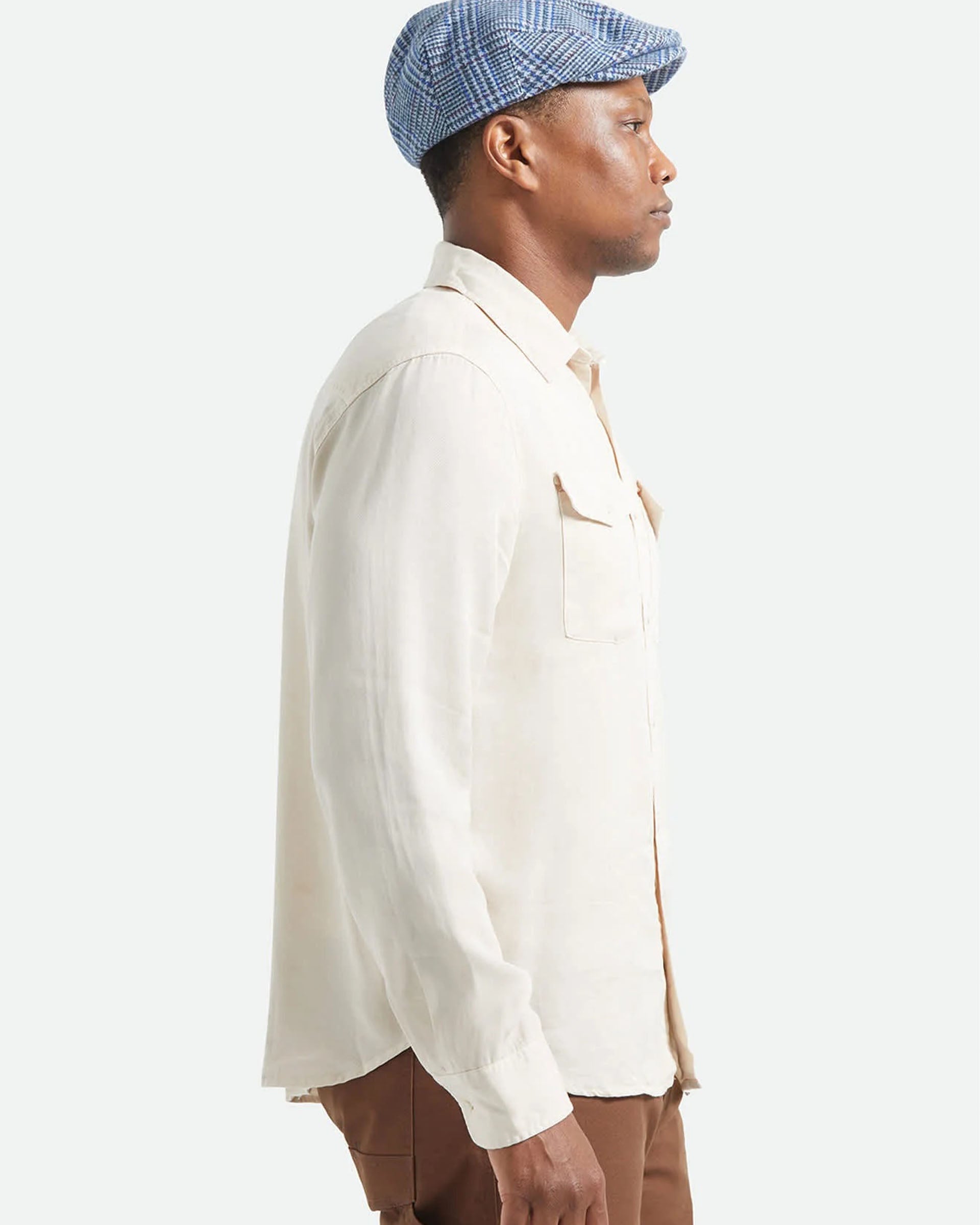 Brixton Cool Comfort Wayne Shirt - Whitecap