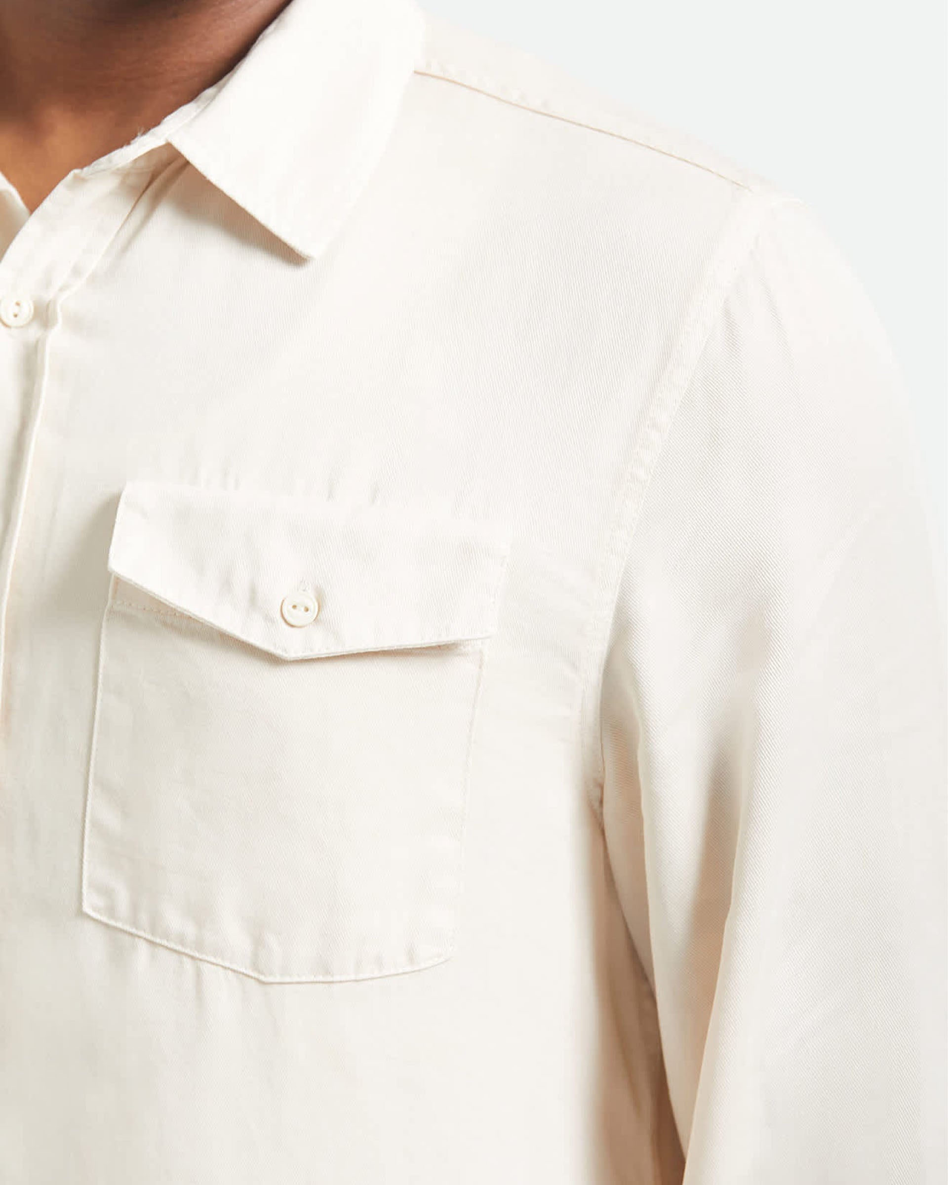 Brixton Cool Comfort Wayne Shirt - Whitecap