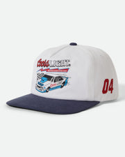 Brixton Coors Light Blower Snapback Hat - White/Coors Navy