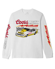 Brixton x Coors Light Blower Long Sleeve Shirt - White
