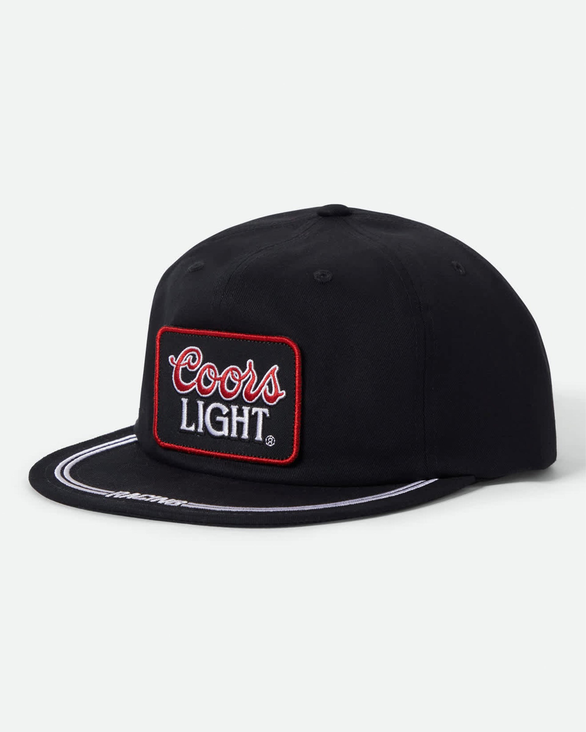 Brixton x Coors Light Gear Snapback Hat - Black