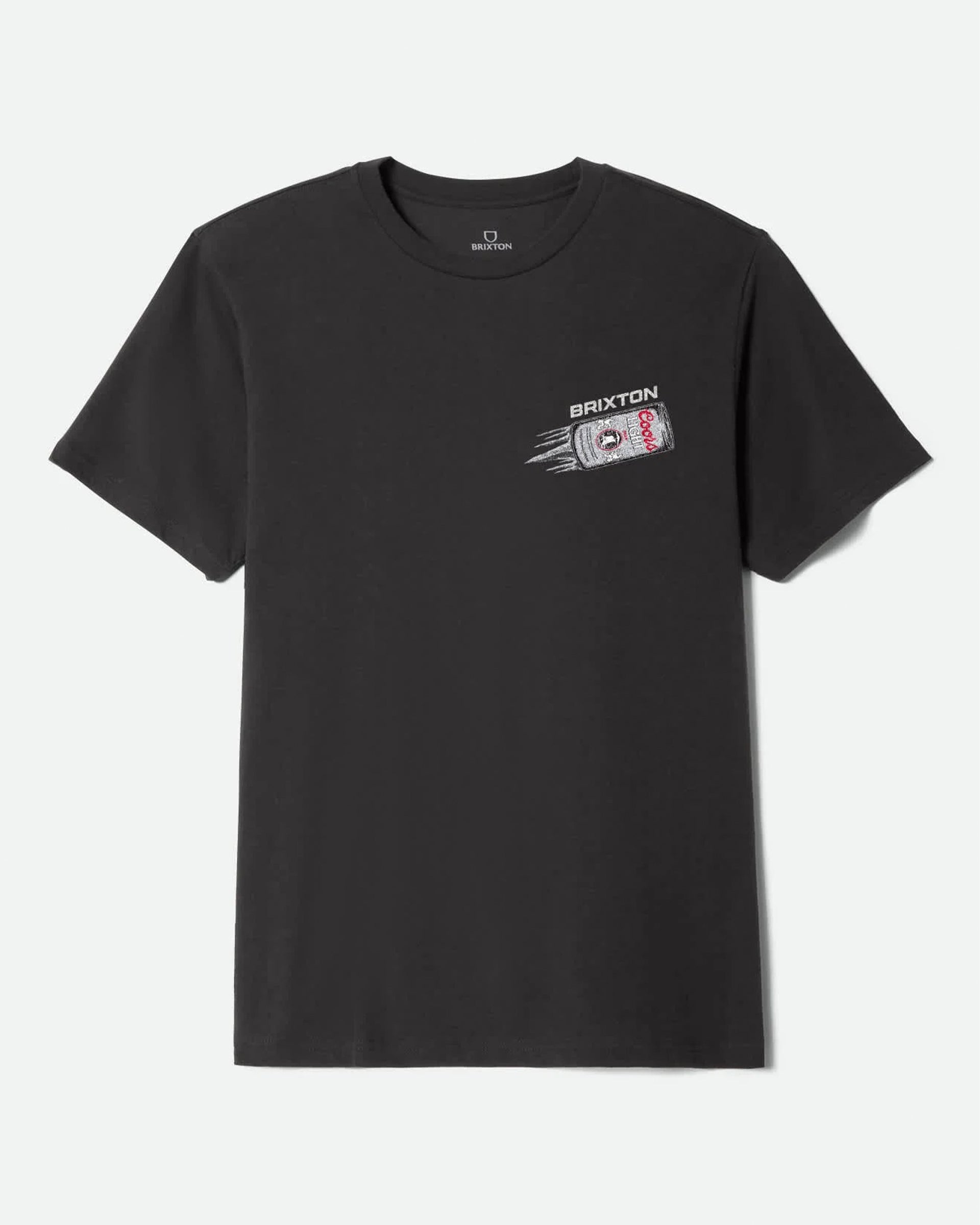Brixton x Coors Light Silver Speed Short Sleeve T-Shirt - Black