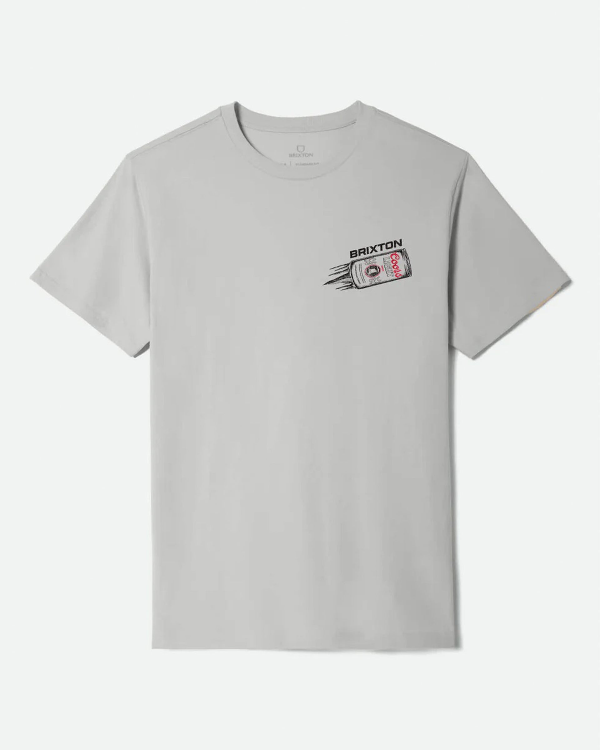 Brixton x Coors Light Silver Speed Short Sleeve T-Shirt - Silver