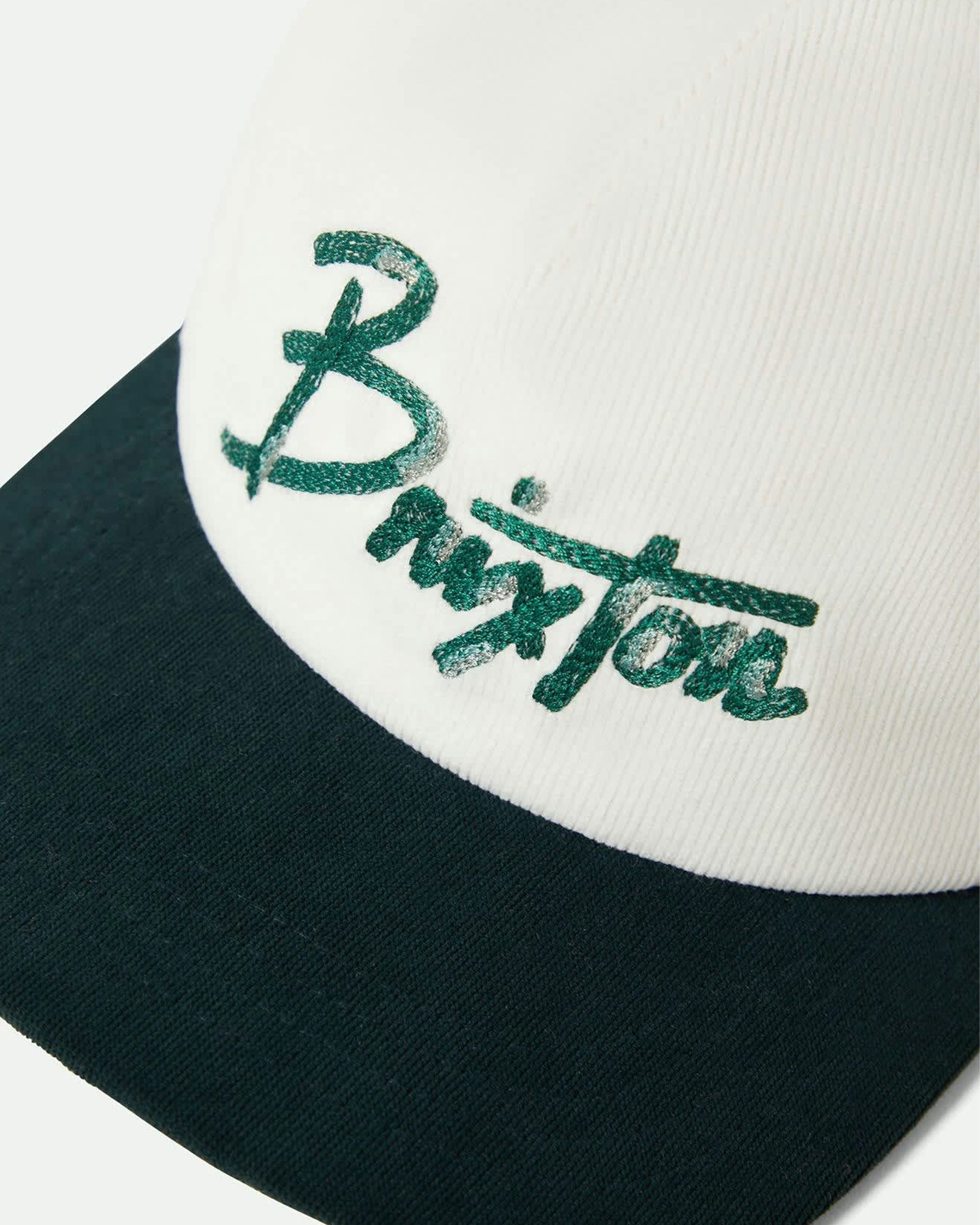 Brixton Women's Corduroy MP Snapback Hat - Night Sage/Whitecap