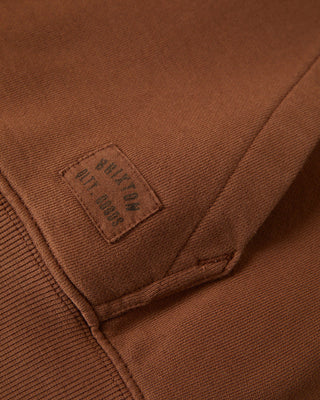 Brixton Cross Loop French Terry Hoodie - Pinecone Brown