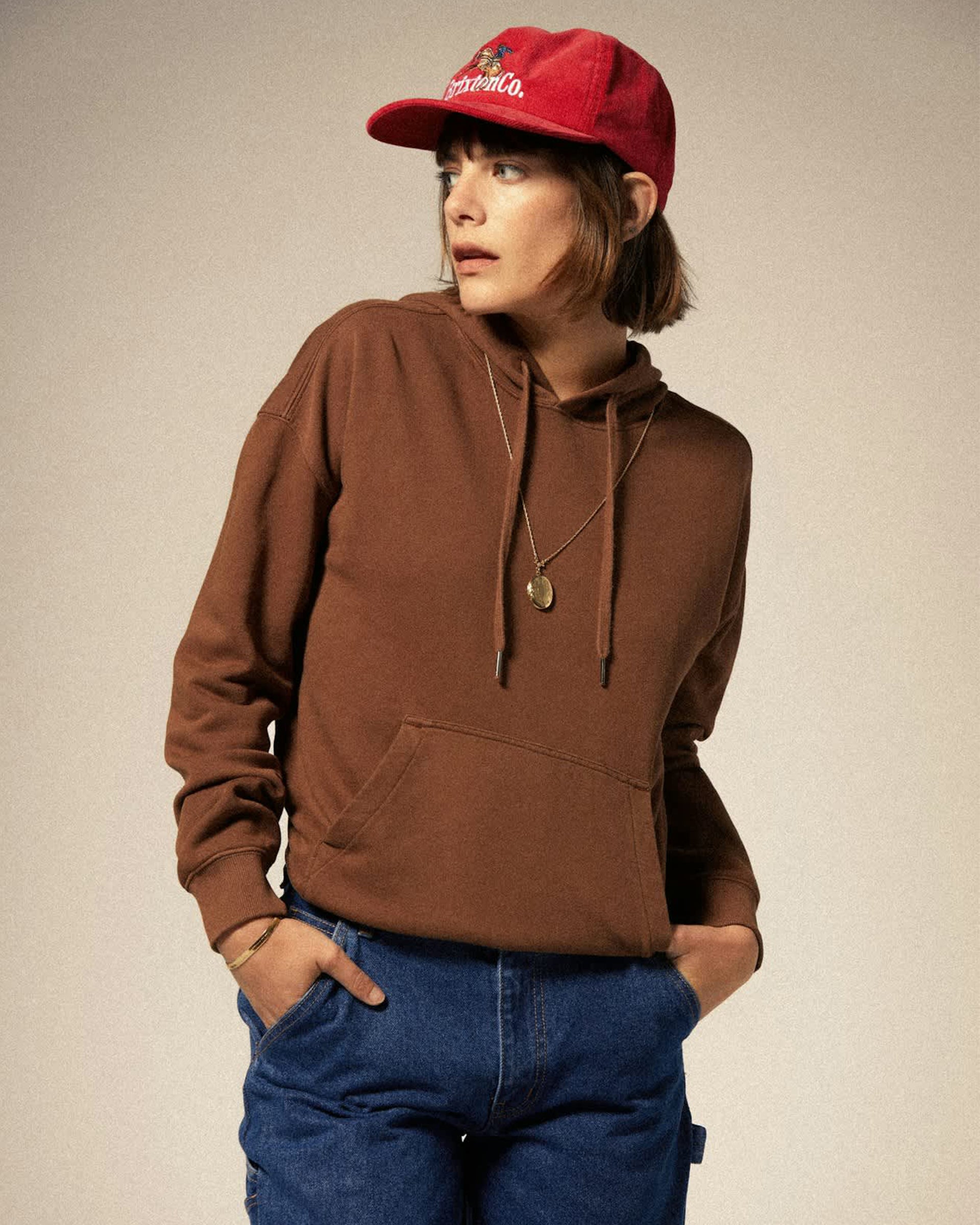 Cross Loop French Terry Hoodie - Pinecone Brown – Jack's Surfboards