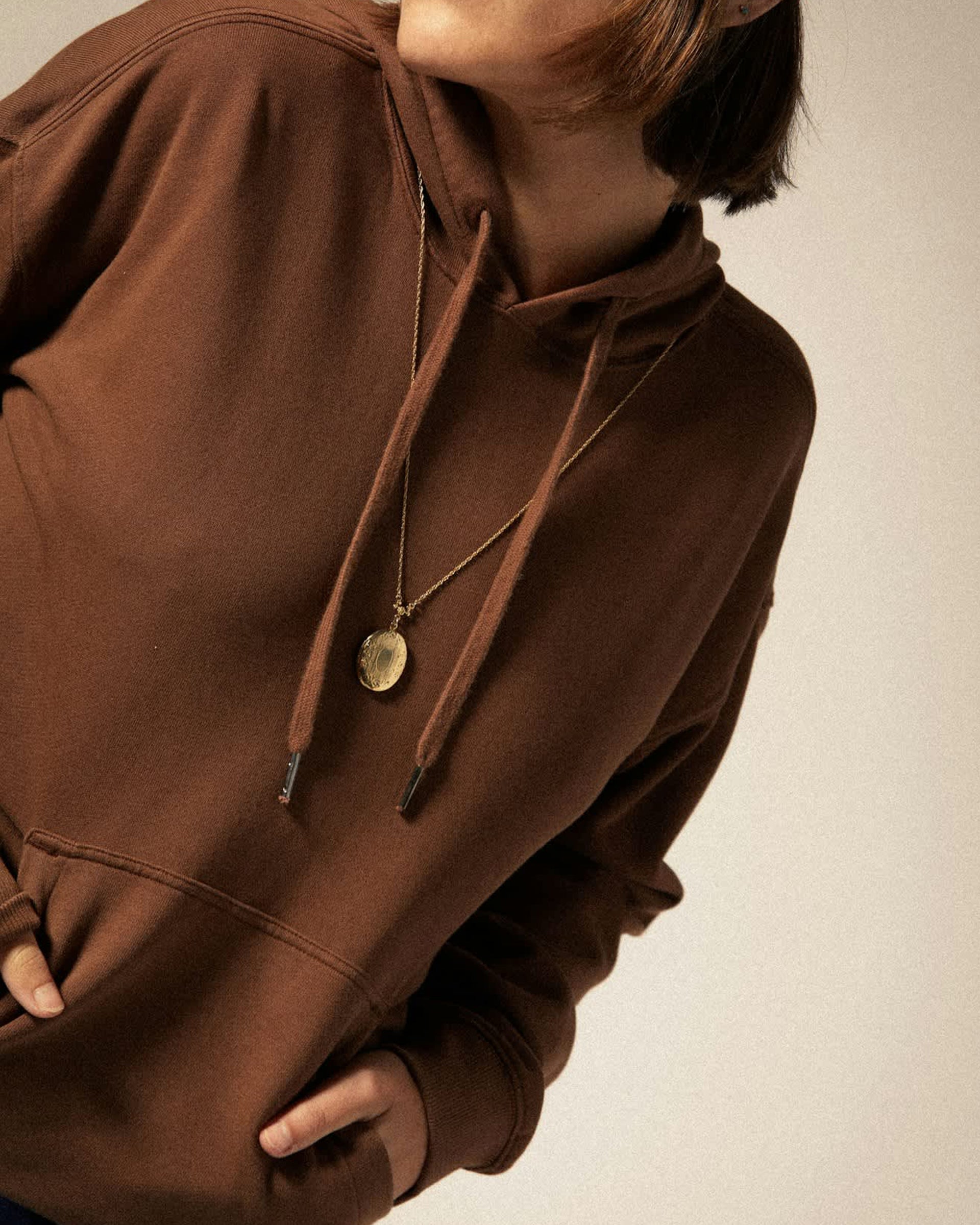 Cross Loop French Terry Hoodie - Pinecone Brown – Jack's Surfboards