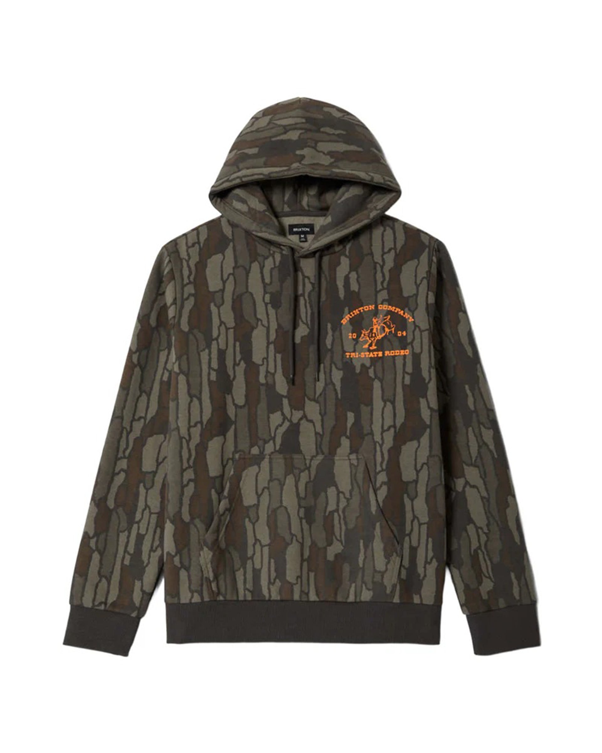 Brixton Danforth Pullover Hoodie - Bark Camo
