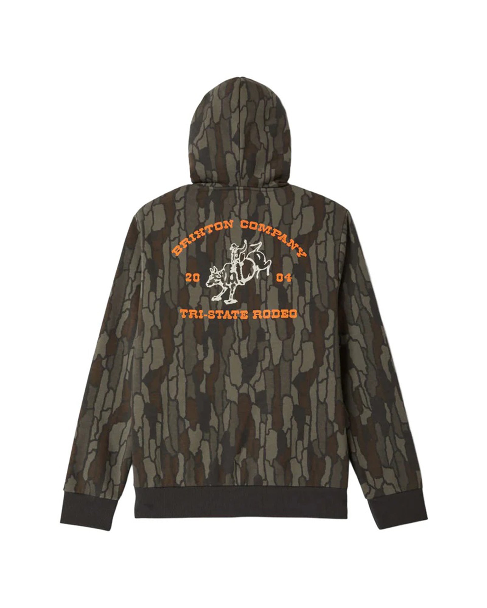 Brixton Danforth Pullover Hoodie - Bark Camo