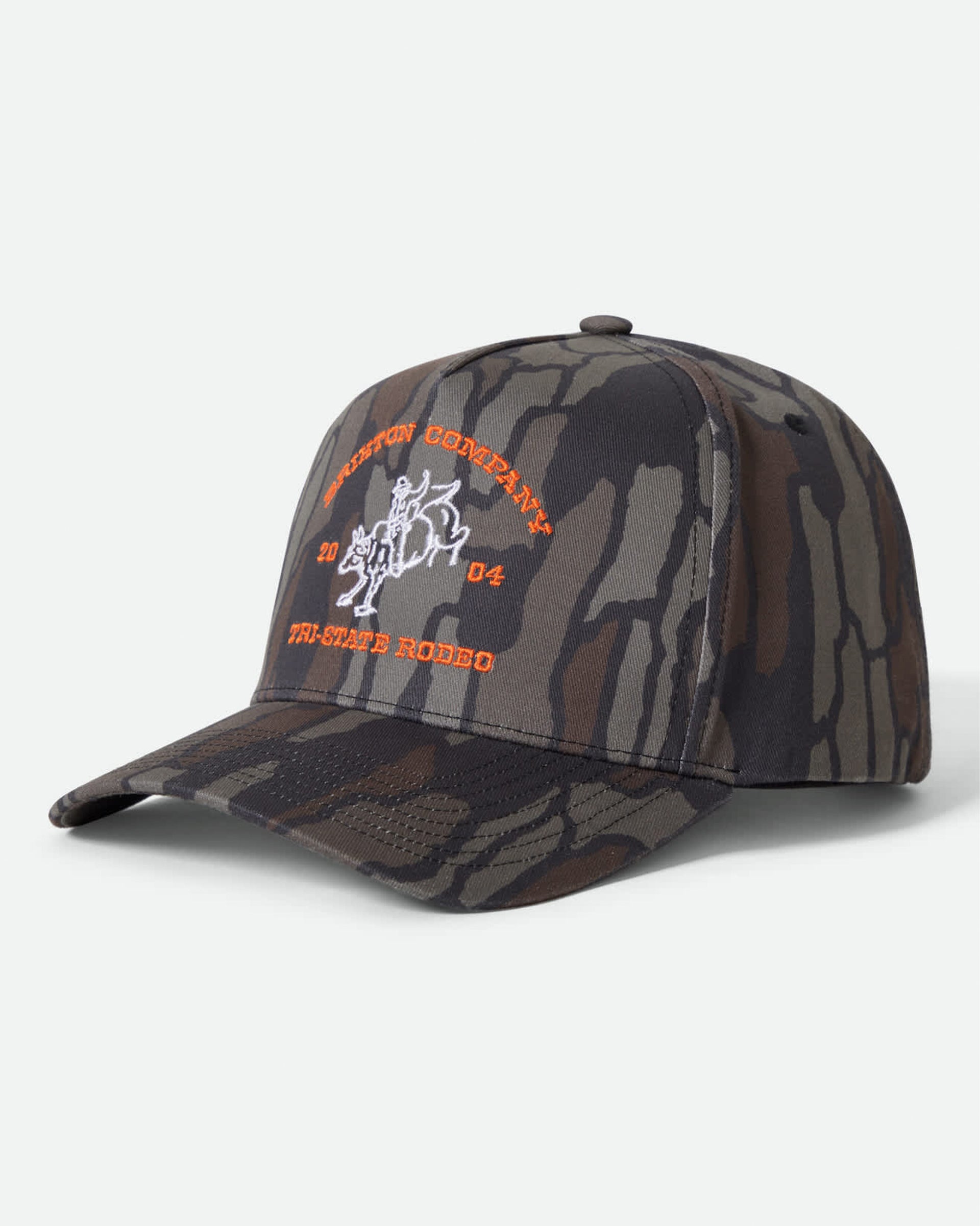 Brixton Danforth Netplus Snapback Hat - Bark Camo