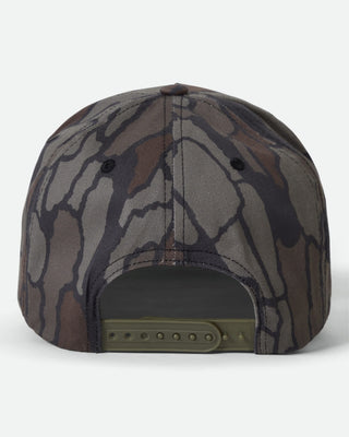 Brixton Danforth Netplus Snapback Hat - Bark Camo