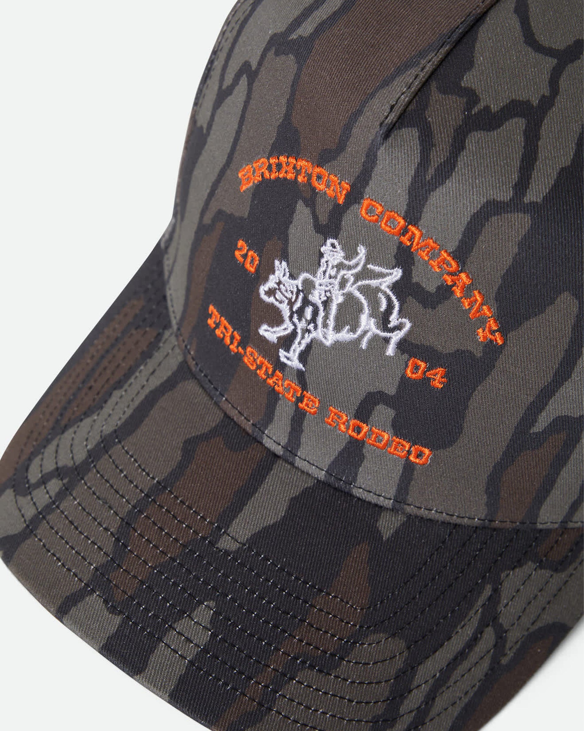 Brixton Danforth Netplus Snapback Hat - Bark Camo