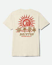 Brixton Dark Paradise Short Sleeve T-Shirt - Cream