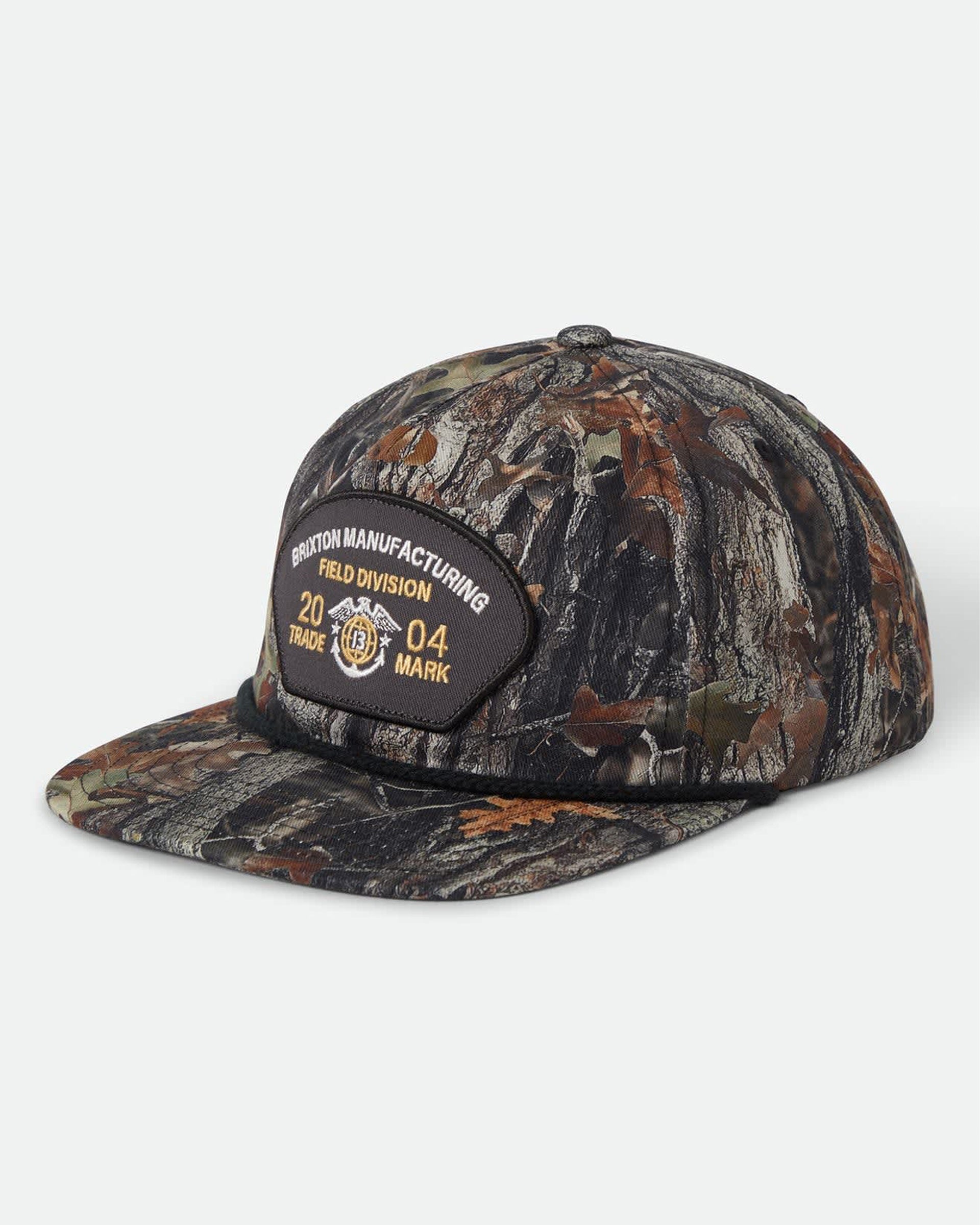 Brixton Division Netplus Snapback Hat - Tree Camo