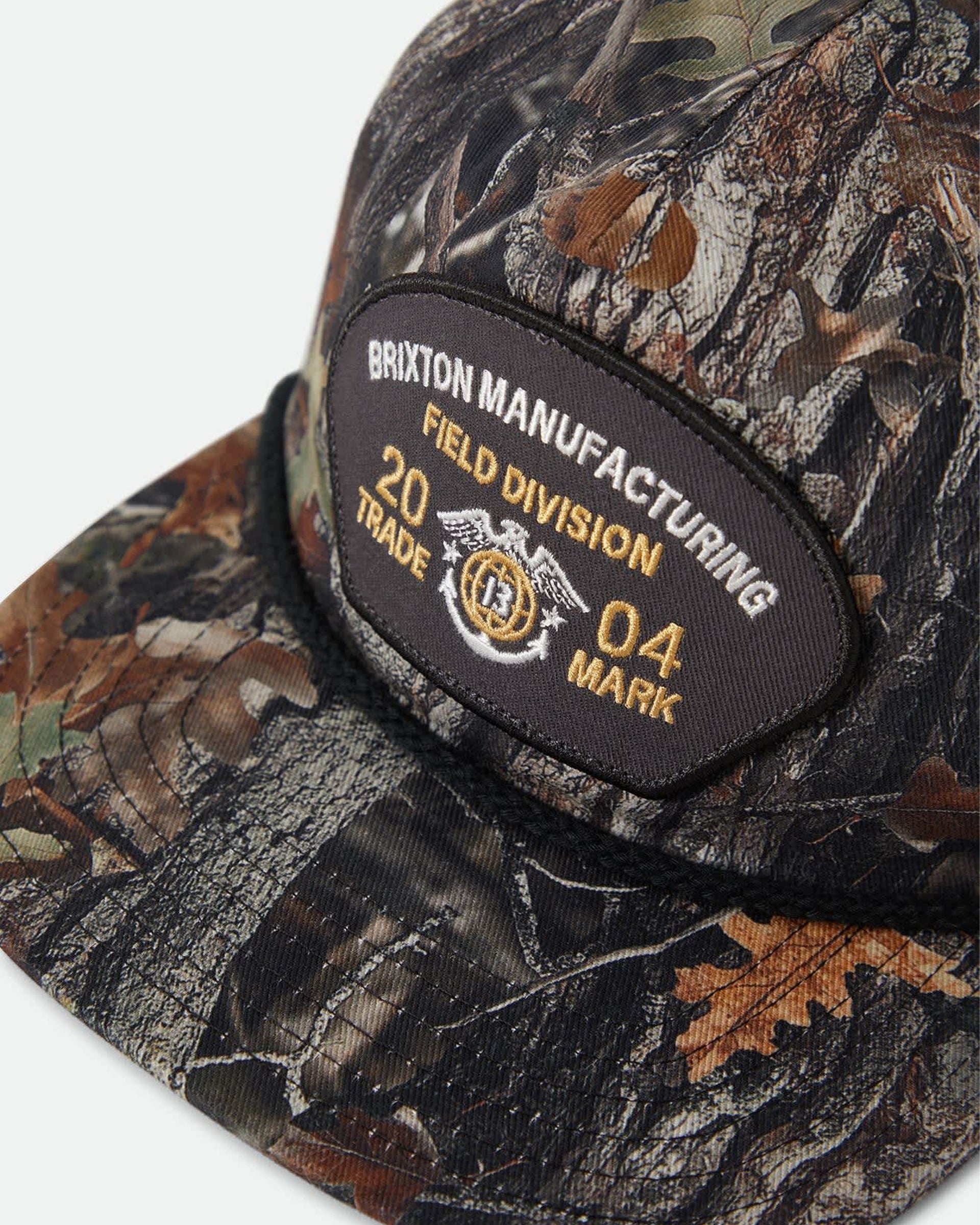 Brixton Division Netplus Snapback Hat - Tree Camo