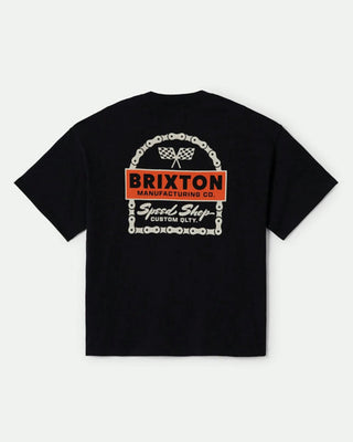 Brixton Drayton Heavyweight Relaxed T-Shirt - Black
