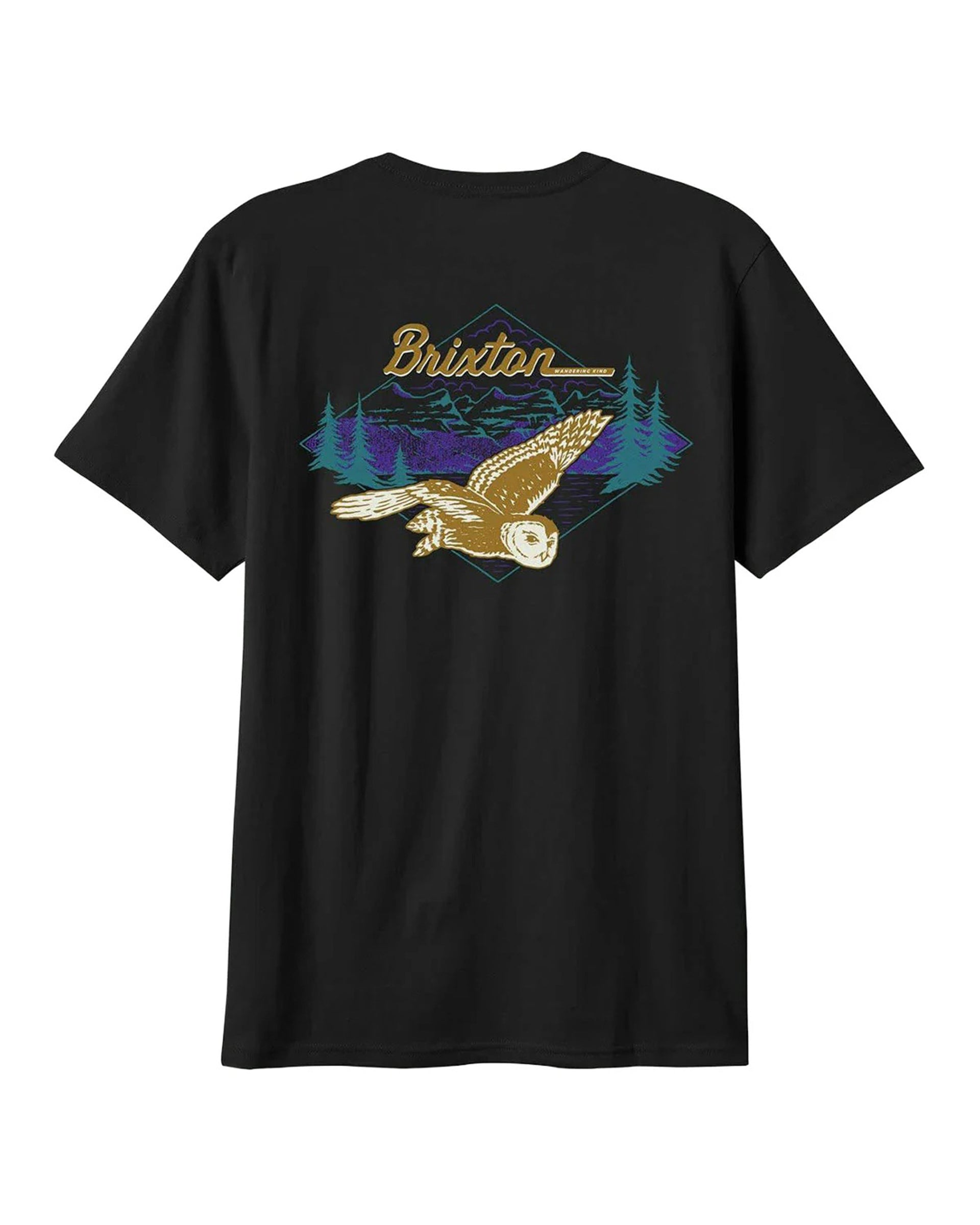 Brixton Driftway Short Sleeve Tailored T-Shirt - Black