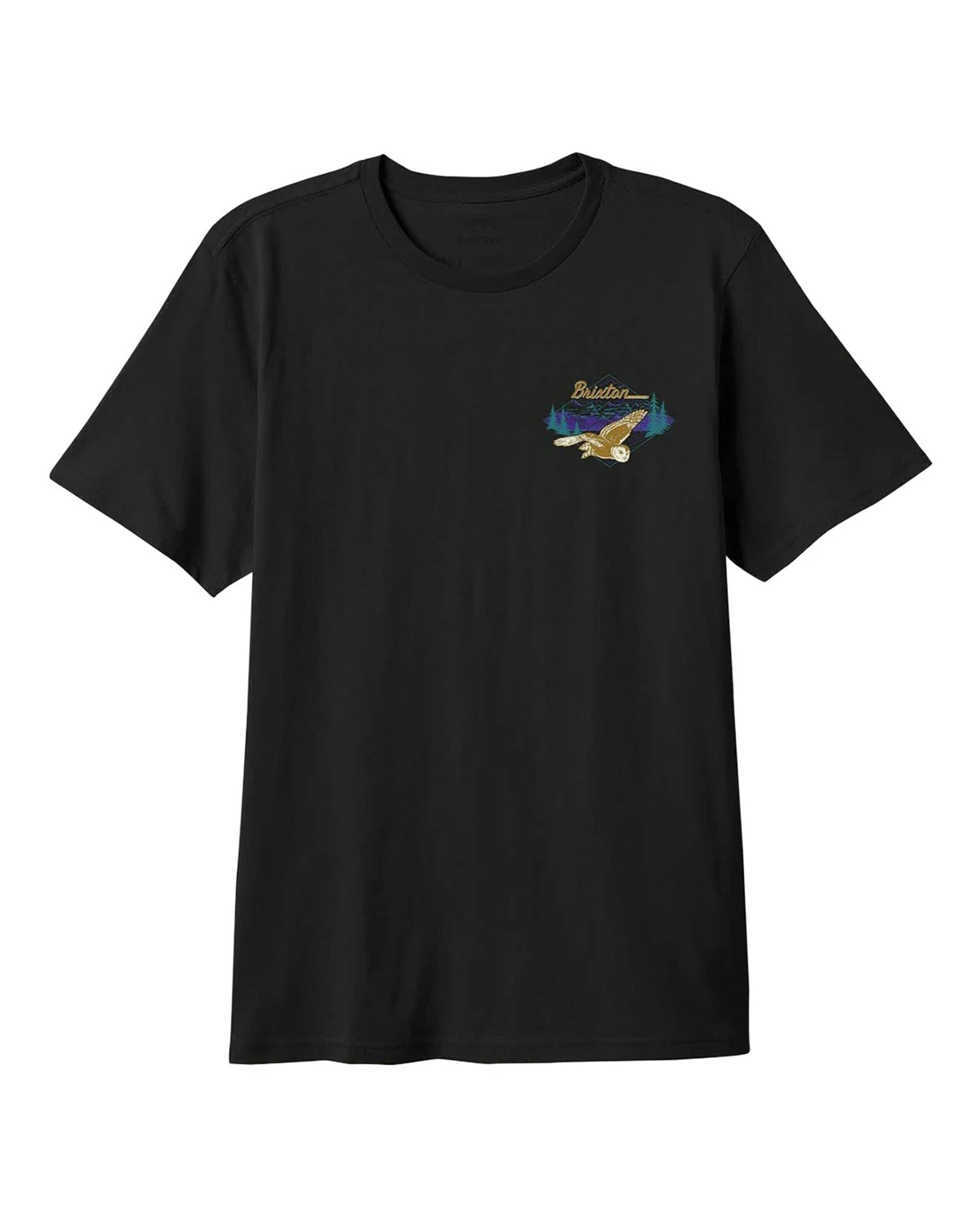 Brixton Driftway Short Sleeve Tailored T-Shirt - Black