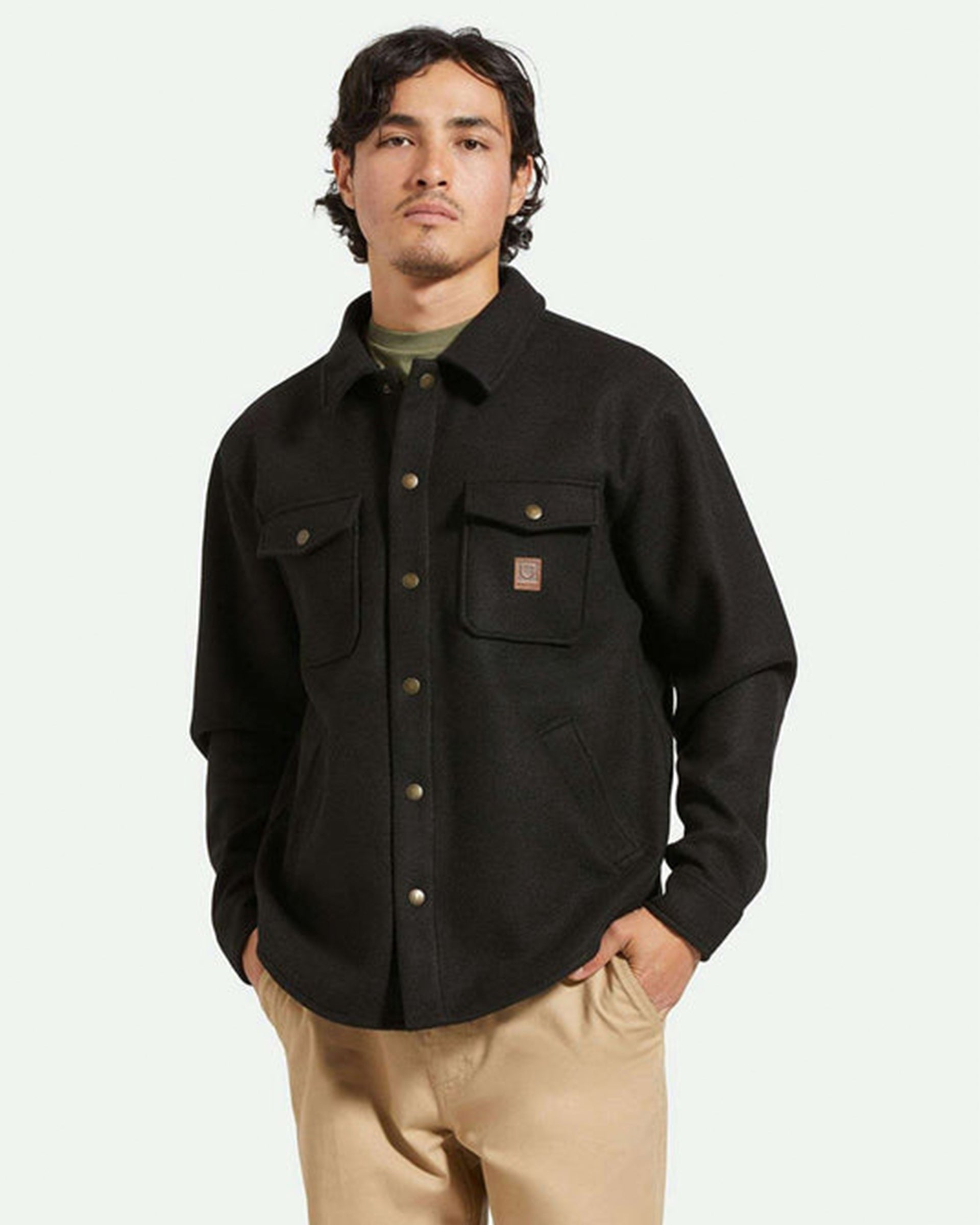 Brixton Durham Felted Stretch Jacket - Black