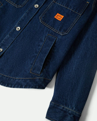 Brixton Women's Durham Shirt Jacket - Rinse Denim