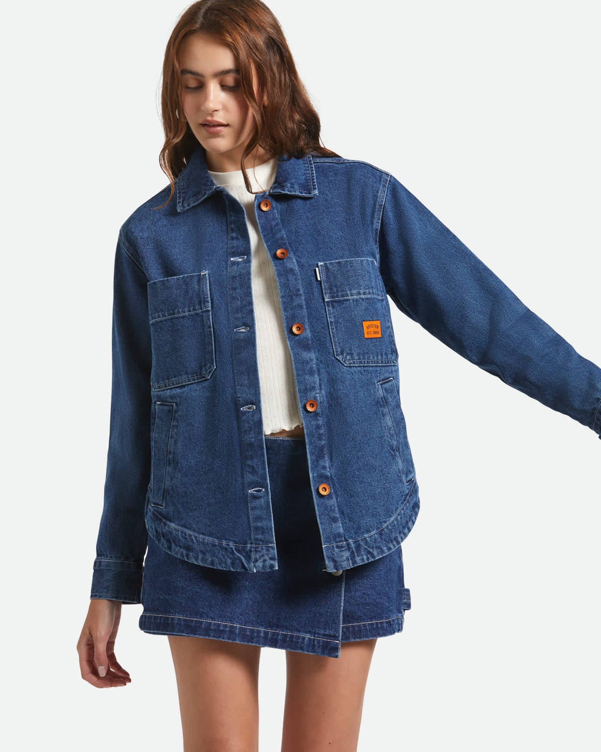 Durham Shirt Jacket - Rinse Denim – Jack's Surfboards