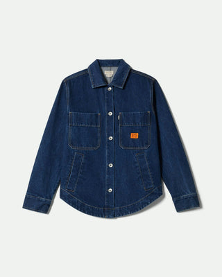 Brixton Women's Durham Shirt Jacket - Rinse Denim