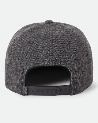 Brixton Dyson Snapback Hat - Black Herringbone