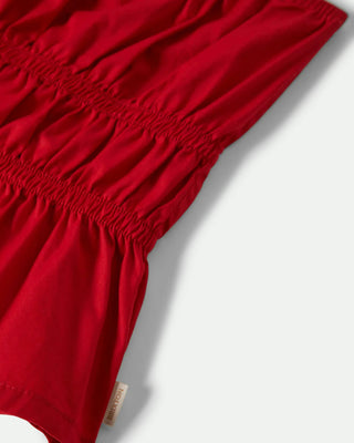 Brixton Women's Eden Smocked Top - Crimson