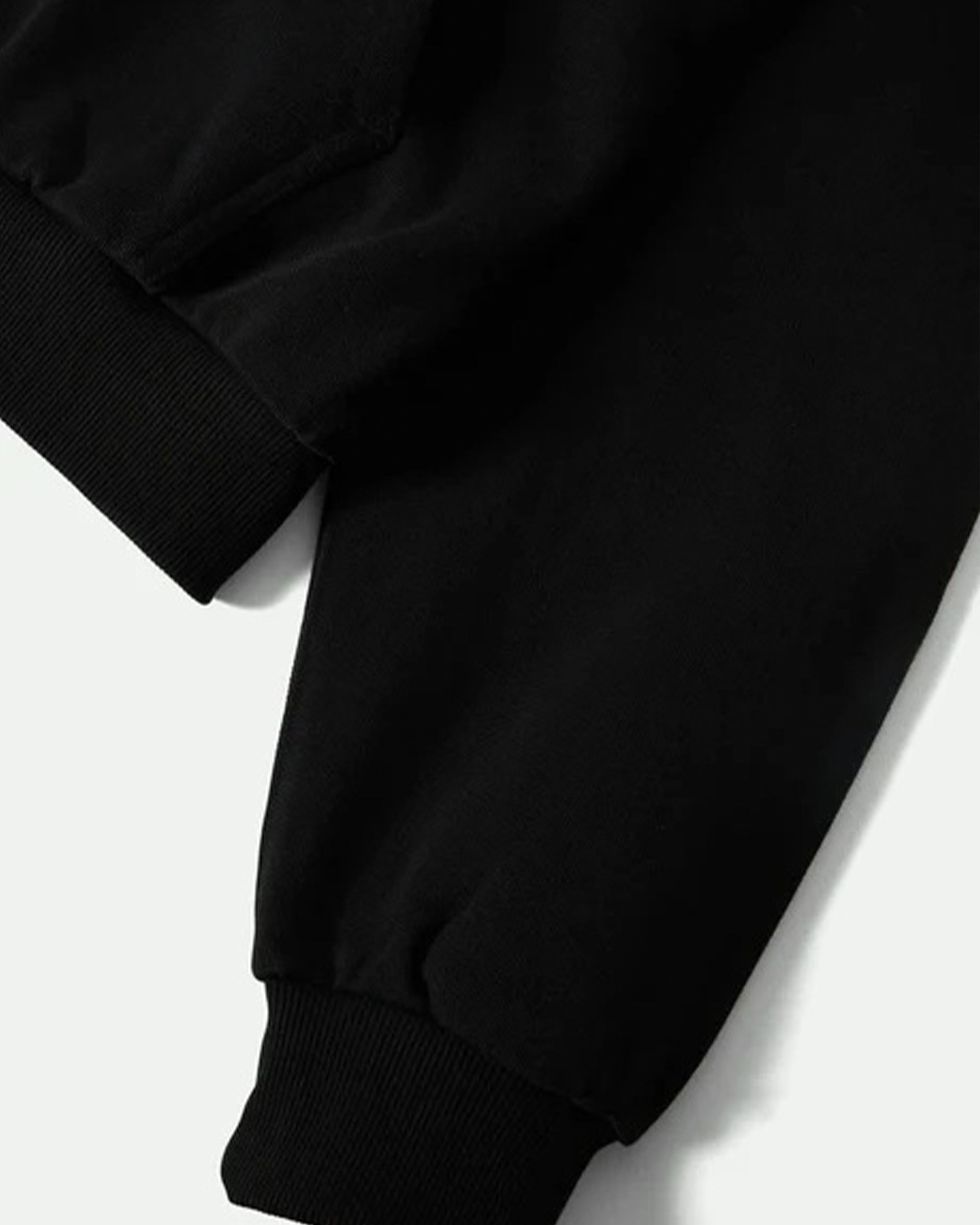 Brixton Embroidered Heavyweight Oversized Full Zip Hoodie - Black