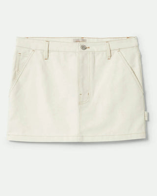 Brixton Women's Essex Painter Mini Skirt - Egret White