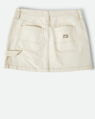 Brixton Women's Essex Painter Mini Skirt - Egret White