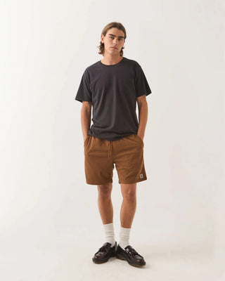 Brixton Everyday Corduroy Short - Tobacco Brown