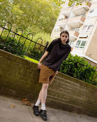 Brixton Everyday Corduroy Short - Tobacco Brown