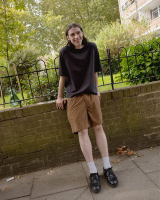 Brixton Everyday Corduroy Short - Tobacco Brown