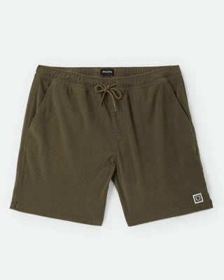 Brixton Everyday Corduroy Short - Dark Olive