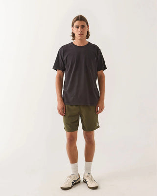 Brixton Everyday Corduroy Short - Dark Olive