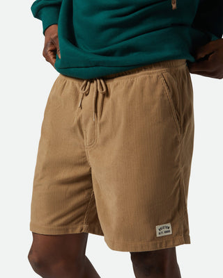 Brixton Everyday Corduroy Short - Khaki