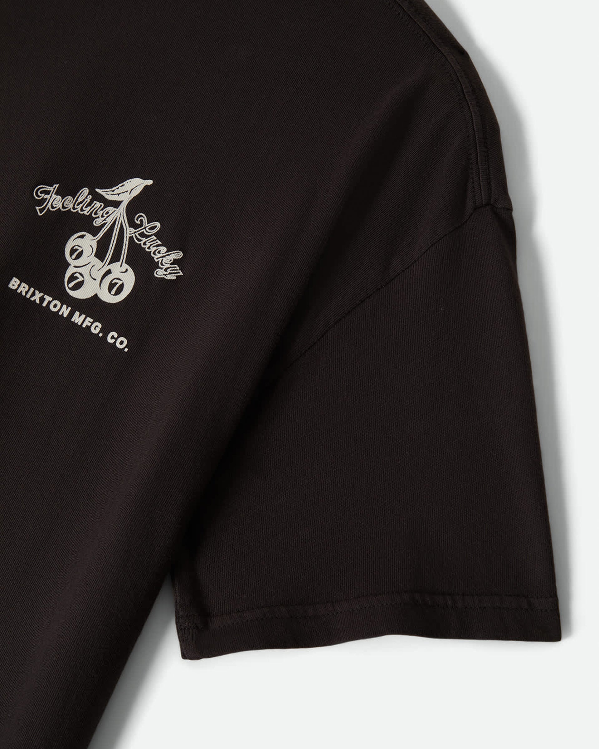 Brixton Feeling Lucky Oversized Boyfriend Short Sleeve T-Shirt - Black