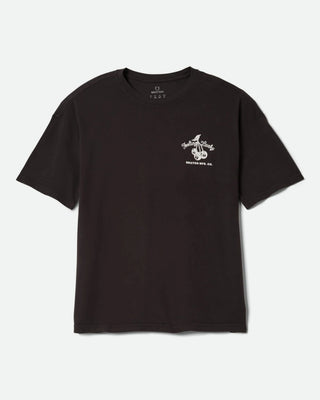 Brixton Feeling Lucky Oversized Boyfriend Short Sleeve T-Shirt - Black