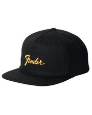 Brixton Fender Factory Netplus MP Snapback Hat - Black