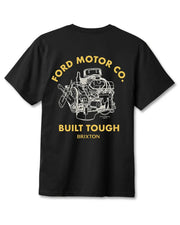 Brixton x Ford Built Tough Short Sleeve Standard T-Shirt - Burnt Rubber
