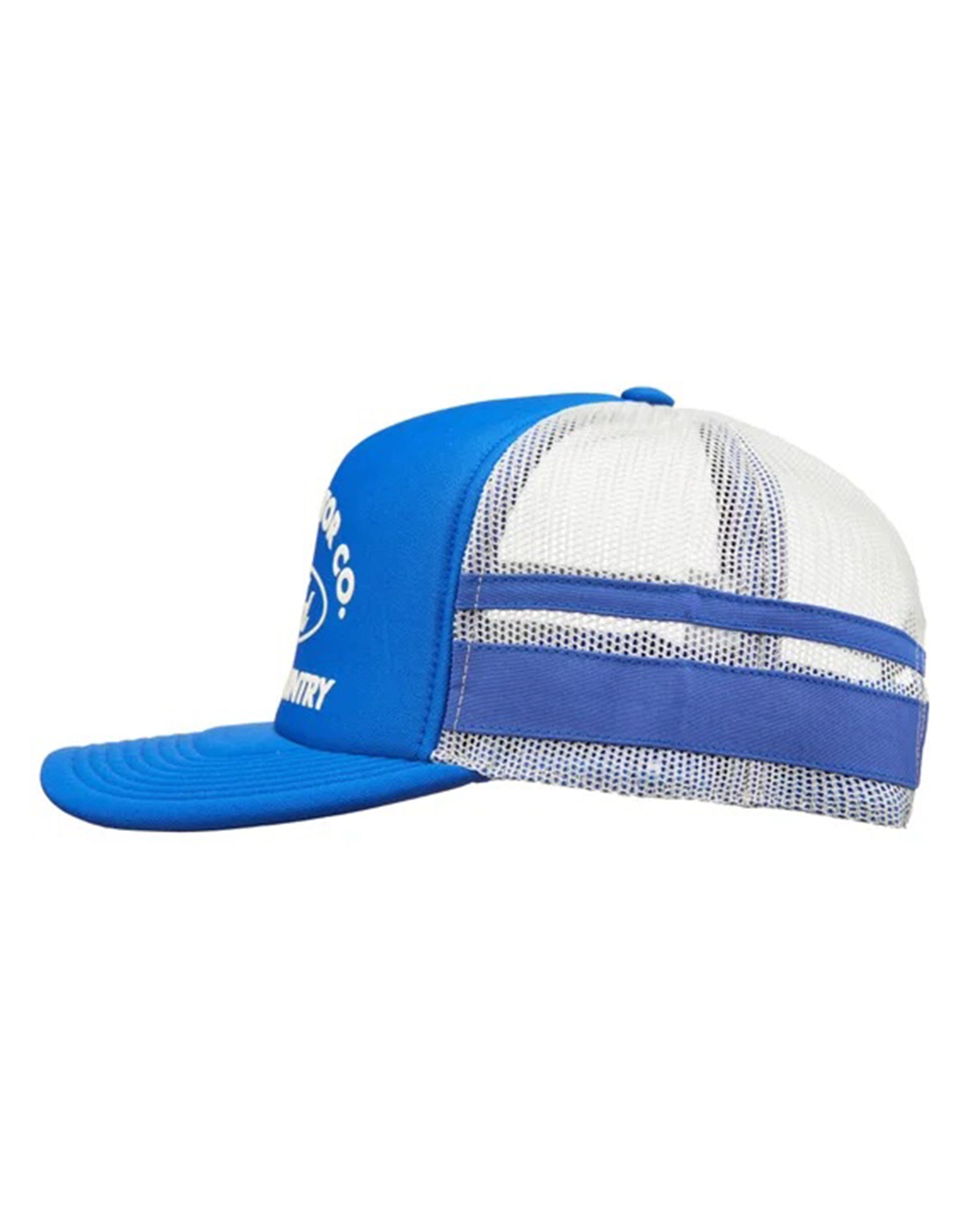 Brixton x Ford Built Tough Trucker Hat - Ford Blue/Wimbledon White