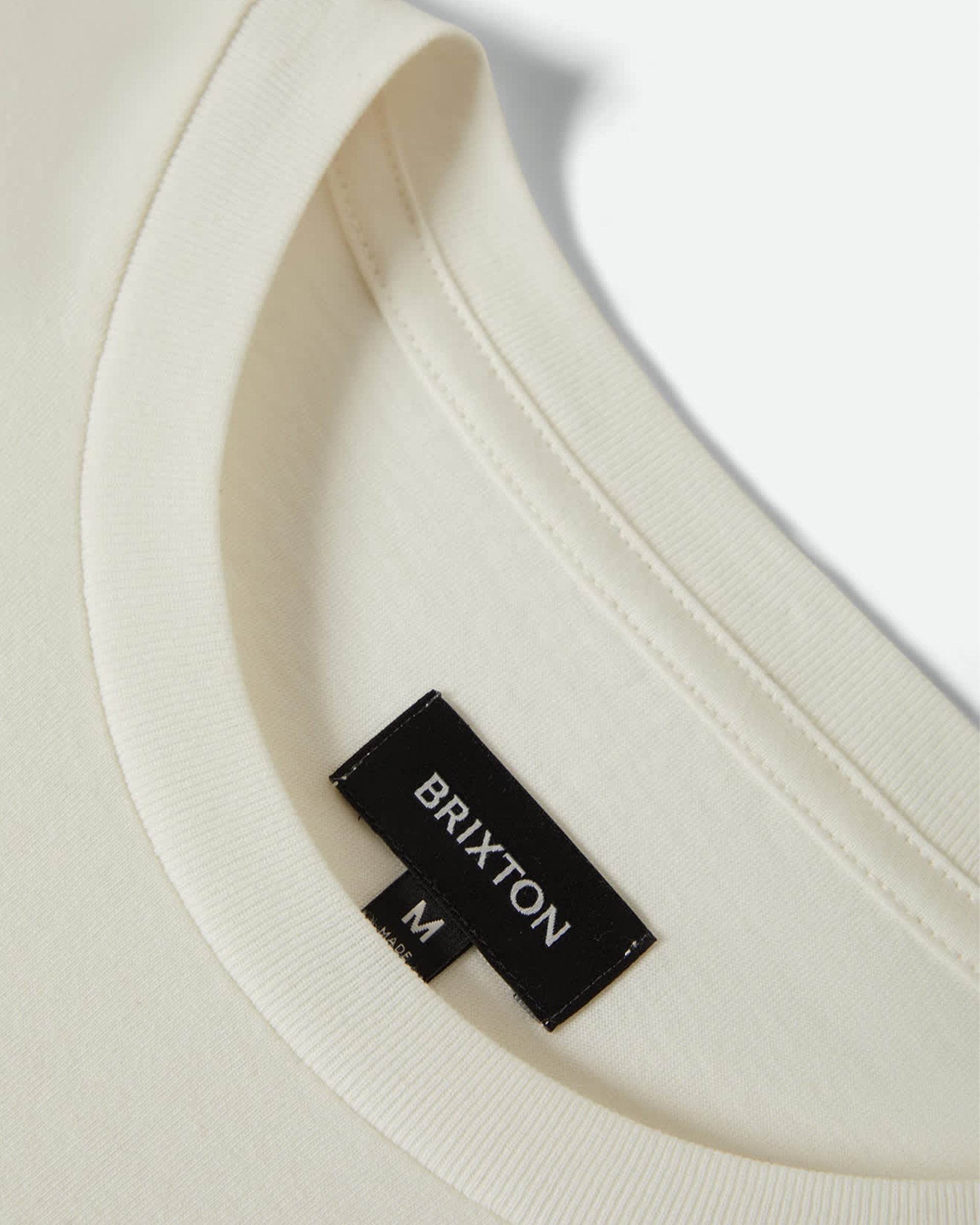 Brixton Forman S/S Standard T-Shirt - Off White Worn Wash
