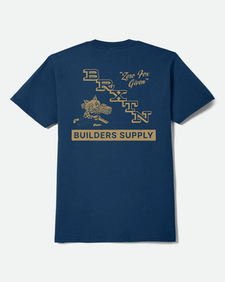 Brixton Fox Standard Short Sleeve T-Shirt - Navy